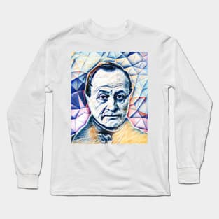 Auguste Comte Portrait | Auguste Comte Artwork 12 Long Sleeve T-Shirt